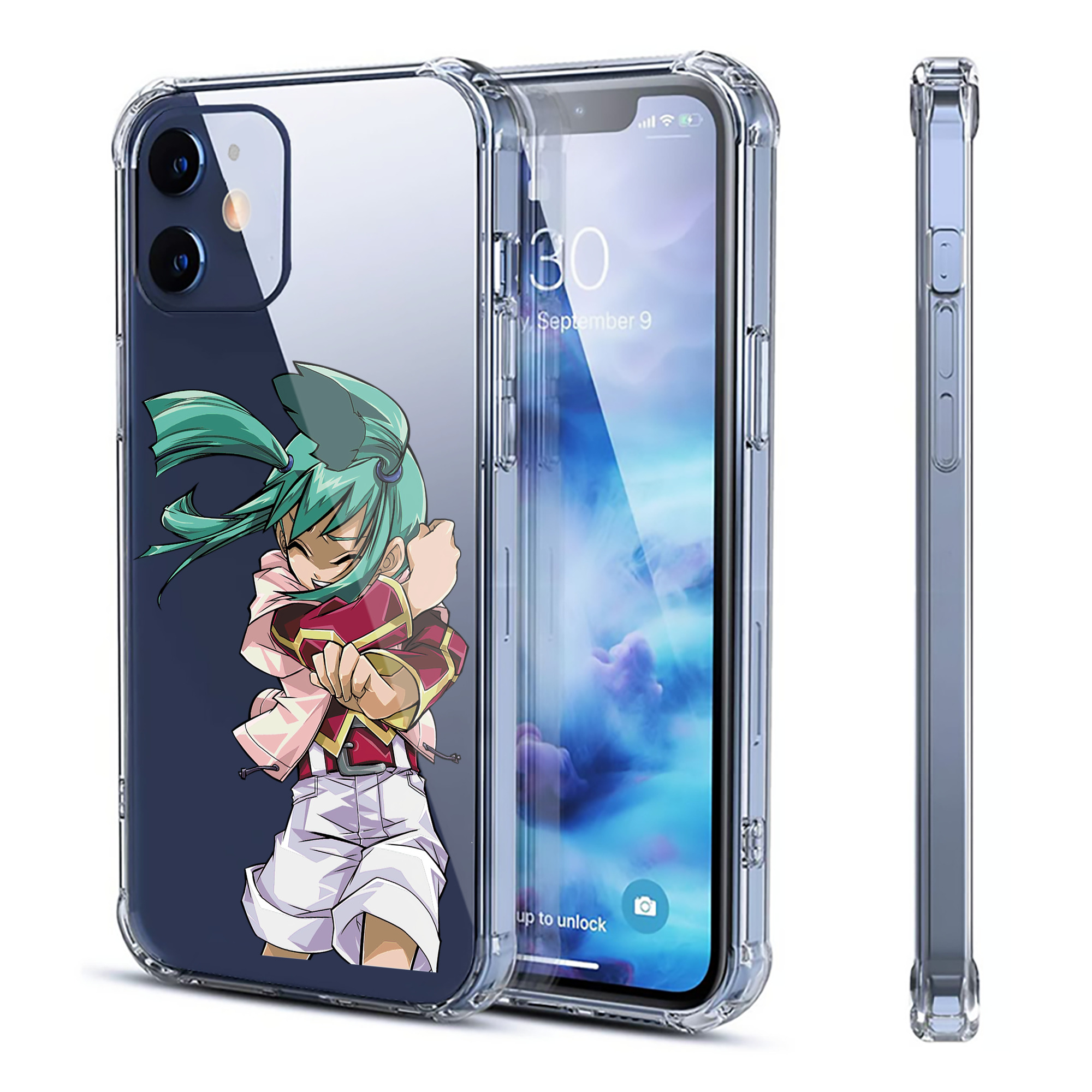 （画像用） 遊☆戯☆王 Yu-Gi-Oh! 【iPhone 12シリーズ対応】透明スマホケース（クリアソフトケース）